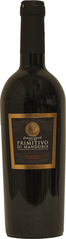 Flasche Primitivo Di Manduria DOC von Contessa Carola