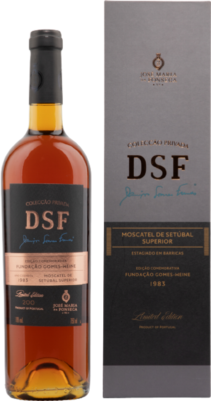 Flasche DSF Moscatel de Setubal Fundacao Gomes-Weine von José Maria Da Fonseca