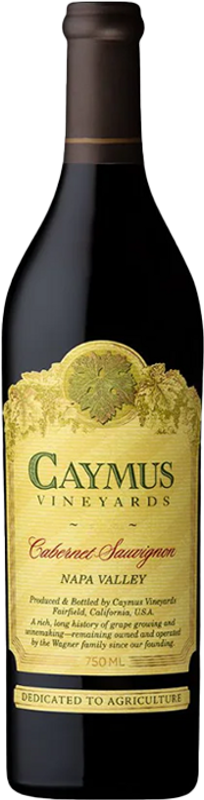 Bottiglia di Cabernet Sauvignon di Caymus Vineyards