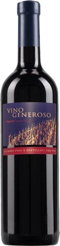 Bottiglia di Merlot DOC Vino Generoso di Fratelli Matasci