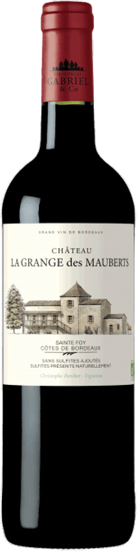 Bottiglia di Sainte-Foy Côtes de Bordeaux R di La Grange des Mauberts
