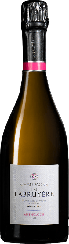Bottiglia di Anthologie Grand Cru Rosé di Champagne J.M. Labruyère