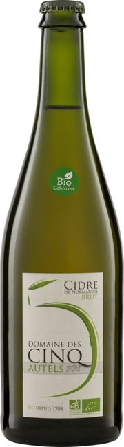 Image of Domaine des cinq Autels Apfel-Cidre de Normandie Brut - 75cl - Normandie, Frankreich bei Flaschenpost.ch