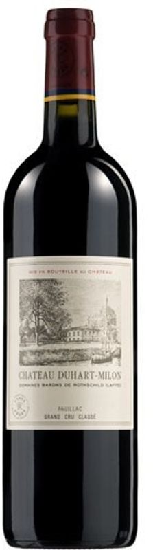 Bottiglia di Chateau Duhart-Milon Rothschild Pauillac AOC 4e Grand Cru Classe di Château Duhart-Milon Rothschild