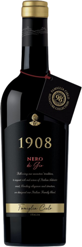 Bottle of Nero di Gio, Rosso d'Italia from Famiglia Cielo