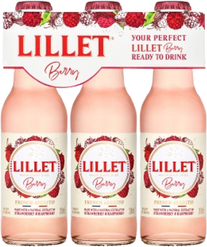 Bottle of Berry RTD Tripack from Lillet