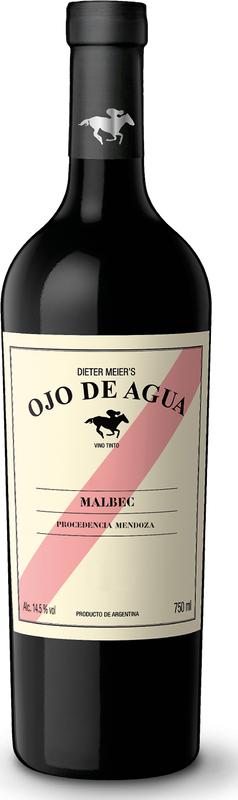 Bottiglia di Ojo de Agua Malbec di Ojo de Vino/Agua / Dieter Meier