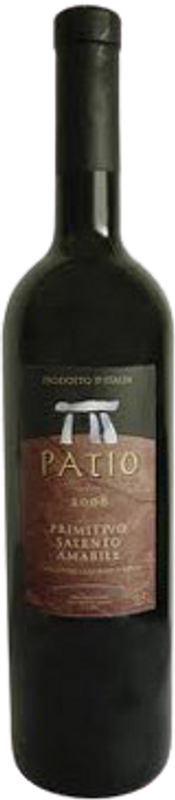 Flasche Negroamaro di Puglia IGT Patio von Cave des Moines