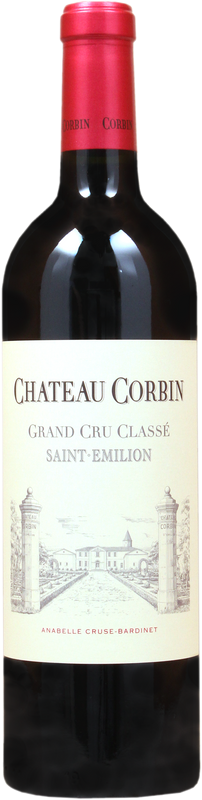 Bottiglia di Chateau Corbin grand cru classe di Château Corbin