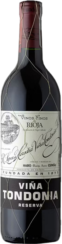 Bottiglia di Vina Tondonia Tinto Reserva di Lopez de Heredia