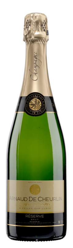 Bottiglia di Champagne Réserve Brut di Arnaud de Cheurlin