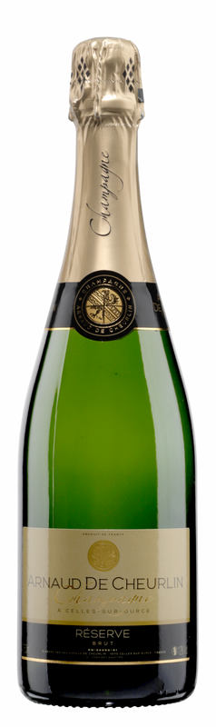 Bouteille de Champagne Réserve Brut de Arnaud de Cheurlin