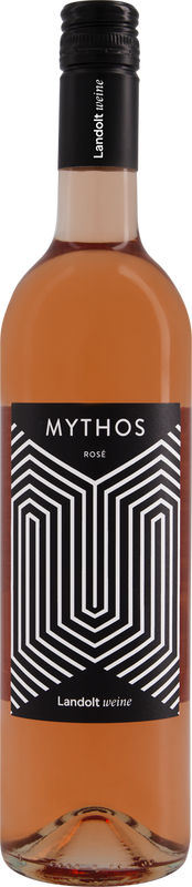 Bottiglia di Mythos rosé VdP Suisse di Landolt Weine