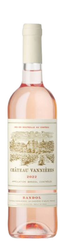 Bottle of Château Vannières Rosé Bandol AOP from Château Vannières