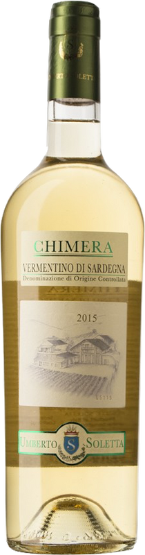 Bottiglia di Chimera Vermentino di Sardegna di Soletta