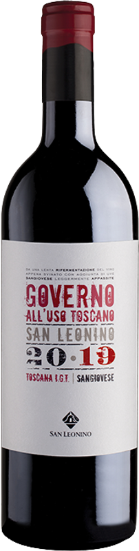 Flasche Governo all'uso Toscano Rosso IGT von San Leonino Societa Agricola
