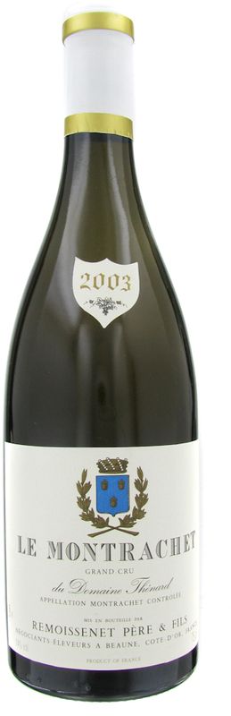 Flasche Montrachet Grand Cru Baron Thenard von Remoissenet Père & fils
