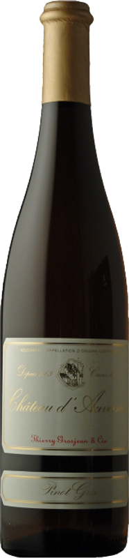 Bottiglia di Pinot Gris AOC Neuchâtel Château Auvernier di Château d'Auvernier