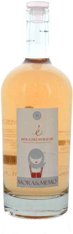 Bouteille de e' rosé Isola dei Nuraghi IGT de Mora & Memo