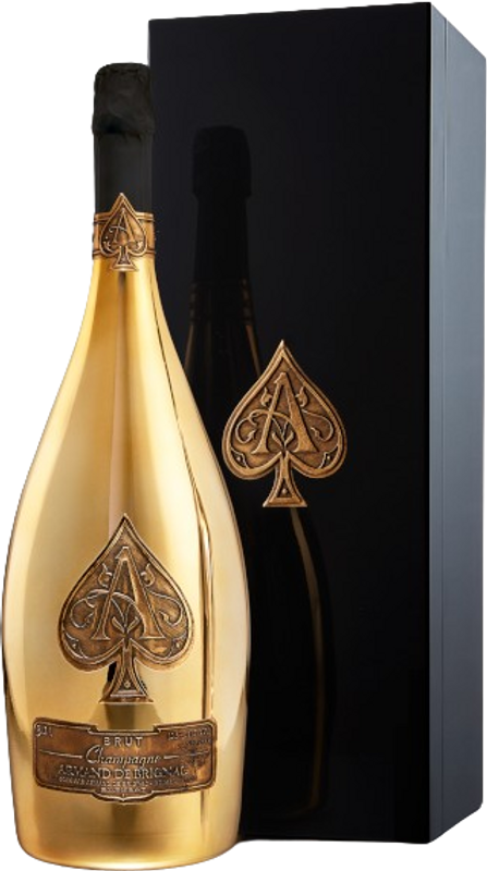 Flasche Ace of Spades Champagne Brut Gold von Armand de Brignac