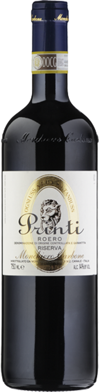 Bottle of Roero Printi Riserva DOCG from Monchiero Carbone