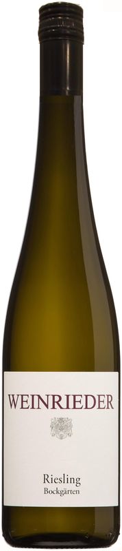 Bouteille de Weinviertel Riesling Bockgärten de Weingut Weinrieder