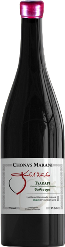 Bottle of Tsarapi Qvevri from Chona's Marani