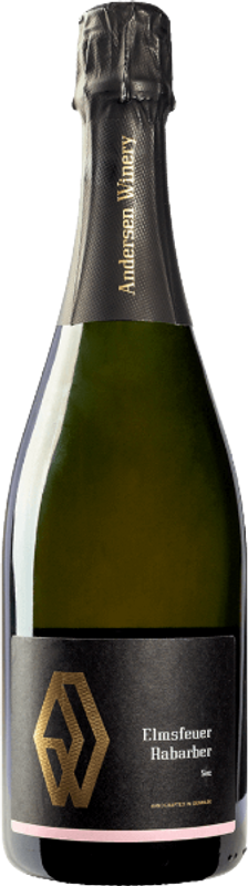 Bottle of Elmsfeuer Rhubarb from Andersen Winery