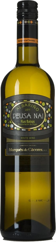 Bottiglia di Rias Baixas DO Albariño Deusa Nai di Marqués de Cáceres