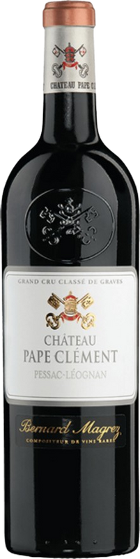 Bottle of Grand Cru classé de Graves Pessac Léognan AOC from Château Pape-Clément