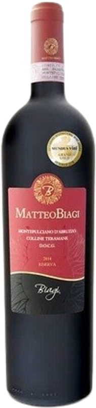 Bottiglia di Matteo Biagi Riserva DOCG Montepulciano d'Abruzzo di Vini Biagi