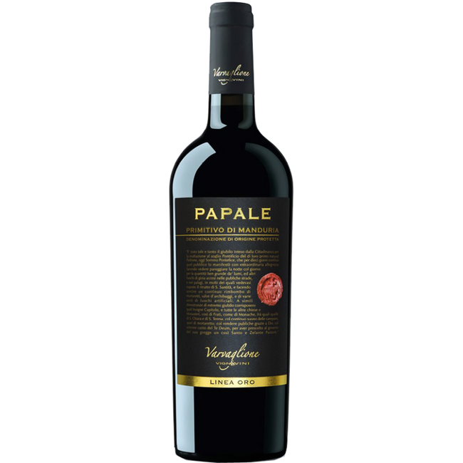 Image of Varvaglione Papale Linea Oro Primitivo di Manduria DOP - 75cl - Apulien, Italien bei Flaschenpost.ch