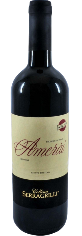 Bottiglia di Amerài Vino Rosso di Serragrilli