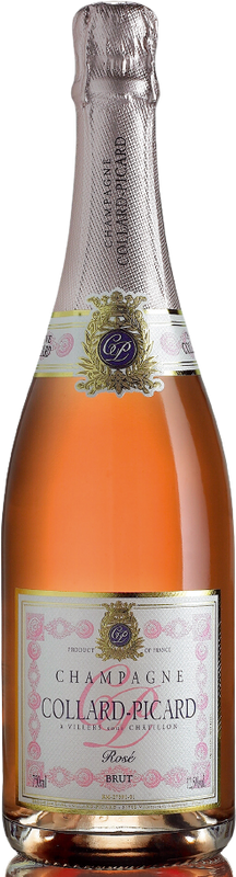 Bottle of Brut Rosé Champagne AC from Collard-Picard