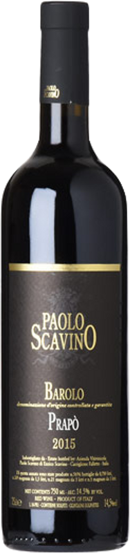 Bouteille de Barolo Prapò de Scavino Paolo