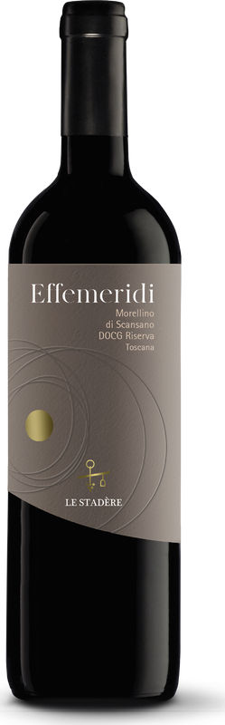 Bottle of Effemeridi Morellino di Scansano DOCG Riserva from Le Stadère