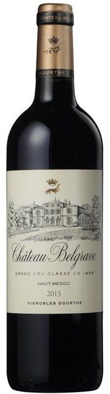 Bottiglia di Chateau Belgrave 5e Cru Classe Haut-Medoc AOC di Château Belgrave