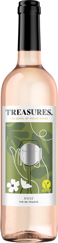 Flasche Rosé Vin de France von Treasures