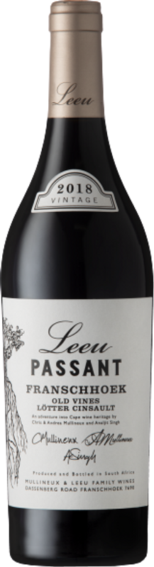 Bouteille de Lötter Cinsault de Leeu Passant