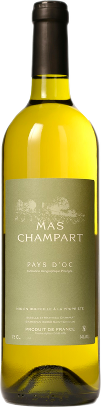 Bottle of Blanc Terret Mas Champart IGP from Isabelle & Matthieu Champart