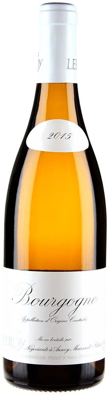 Bottle of Bourgogne Blanc from Domaine Leroy