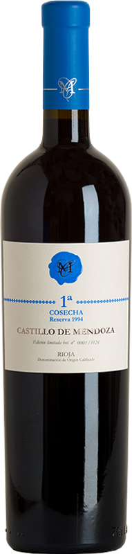 Bottiglia di Rioja Reserva Especial 1a Cosecha DOCa di Bodegas Castillo de Mendoza