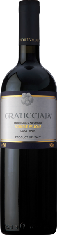 Bottle of Salento IGT Graticciaia from Vallone