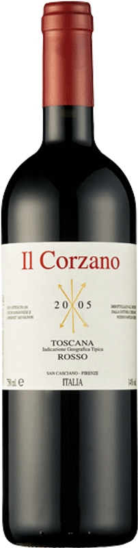 Bottiglia di Il Corzano Rosso Toscano IGT di Fattoria Corzano e Paterno