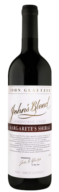 Image of Glaetzer Wines John's Blend Margarete's Shiraz - 75cl, Australien bei Flaschenpost.ch