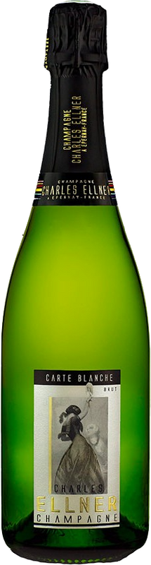 Bottiglia di Carte Blanche brut Champagne di Charles Ellner