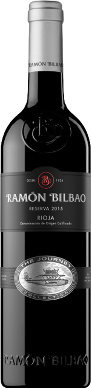 Bottle of Rioja Reserva DOCa from Ramon Bilbao