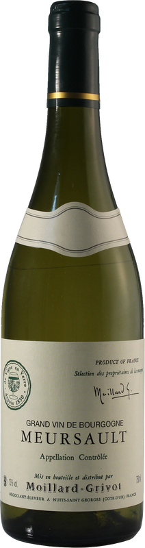 Bottiglia di Blanc Meursault AOC di Moillard-Grivot
