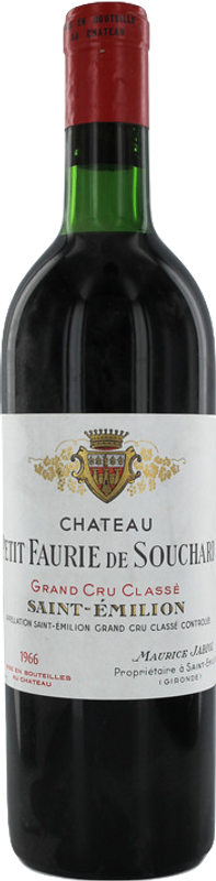 Bouteille de Château Faurie De Souchard Grand Cru Classé Saint Emilion AOC de Château Faurie Souchard