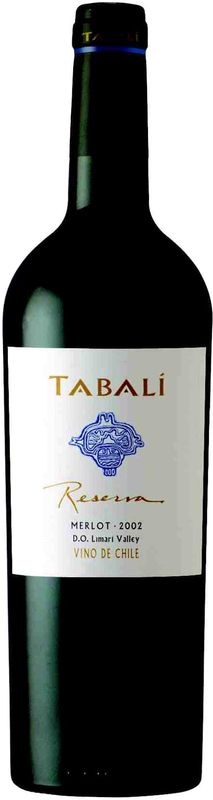 Bottle of Merlot Reserve from Tabali
